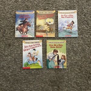 Set of 5 Chapter Book Biographies Children's Books